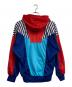 adidas (アディダス) パネルフードトラックジャケット ネイビー×レッド サイズ:4：5000円
