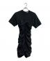 ALEXANDER WANG.t（アレキサンダーワンティー）の古着「半袖切替ワンピース」｜ブラック