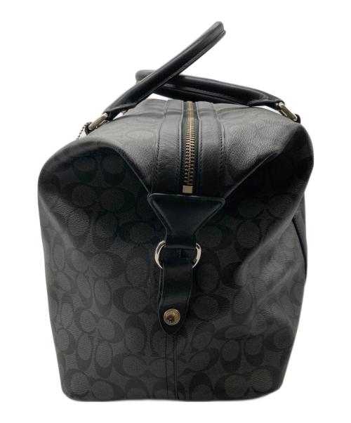 COACH（コーチ）COACH (コーチ) ボストンバッグ ブラック×グレーの古着・服飾アイテム