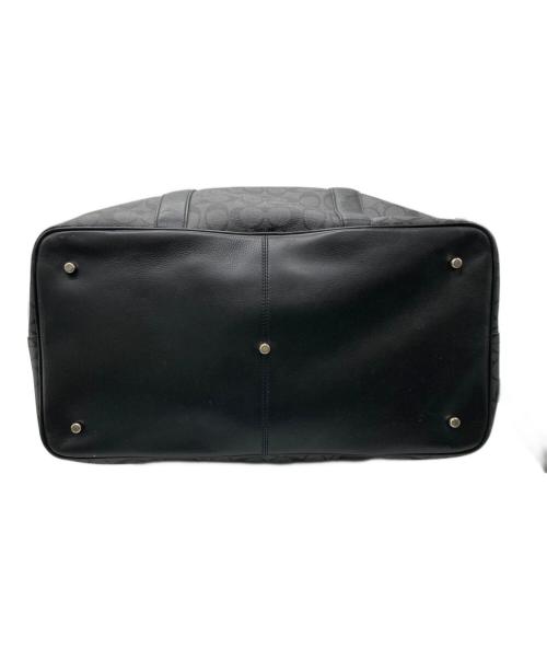 COACH（コーチ）COACH (コーチ) ボストンバッグ ブラック×グレーの古着・服飾アイテム