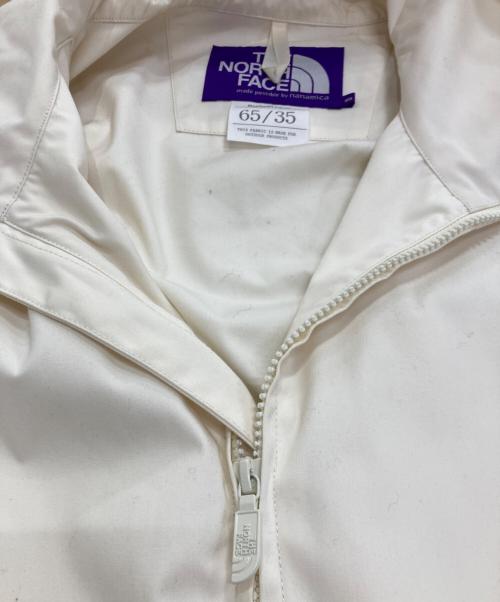 THE NORTHFACE PURPLELABEL（ザ・ノースフェイス パープルレーベル）THE NORTHFACE PURPLELABEL (ザ・ノースフェイス パープルレーベル) JOURNAL STANDARD (ジャーナルスタンダード) 別注マウンテンウインドパーカー アイボリー サイズ:Sの古着・服飾アイテム