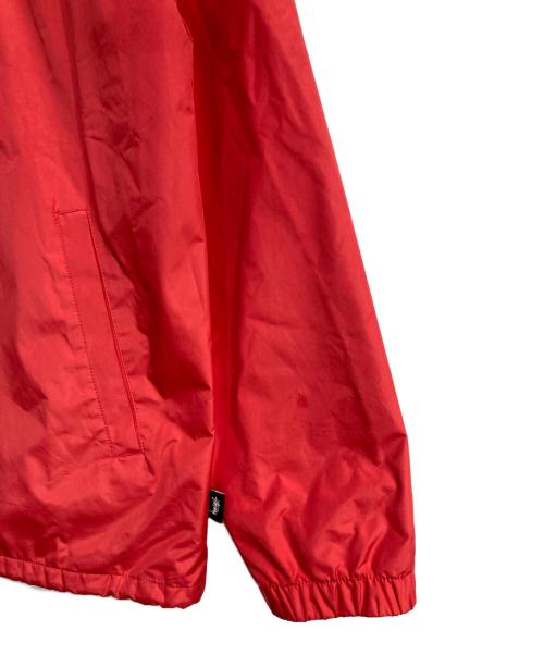 stussy（ステューシー）stussy (ステューシー) ナイロンコーチジャケット レッド サイズ:Sの古着・服飾アイテム
