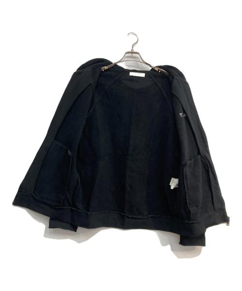 BALLY（バリー）BALLY (バリー) ジップパーカー ブラック サイズ:Lの古着・服飾アイテム