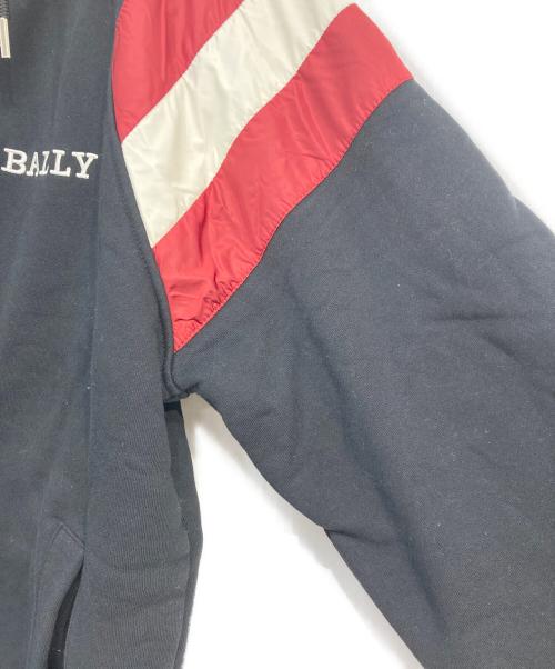 BALLY（バリー）BALLY (バリー) ジップパーカー ブラック サイズ:Lの古着・服飾アイテム