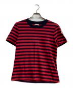 MONCLERモンクレール）の古着「GIROCOLLO ボーダーTシャツ」｜レッド×ネイビー