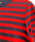 中古・古着 MONCLER (モンクレール) GIROCOLLO ボーダーTシャツ レッド×ネイビー サイズ:S：14000円