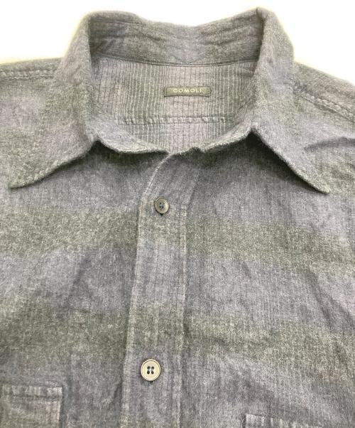 COMOLI（コモリ）COMOLI (コモリ) ウールシルクワークシャツ ネイビー サイズ:3の古着・服飾アイテム