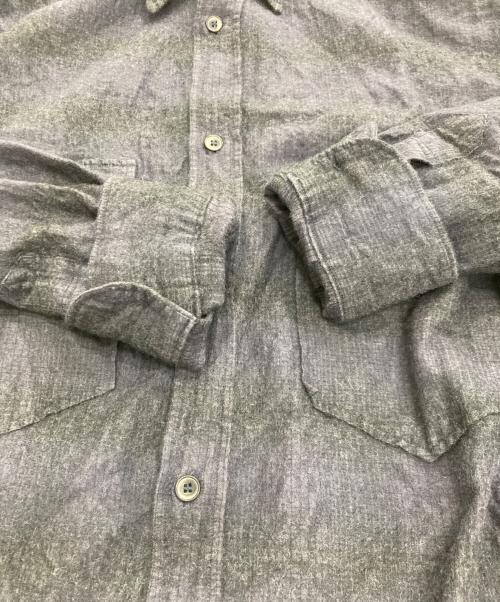 COMOLI（コモリ）COMOLI (コモリ) ウールシルクワークシャツ ネイビー サイズ:3の古着・服飾アイテム