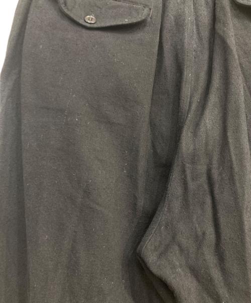 COMOLI（コモリ）COMOLI (コモリ) シルクネップドローストリングパンツ ブラック サイズ:3の古着・服飾アイテム