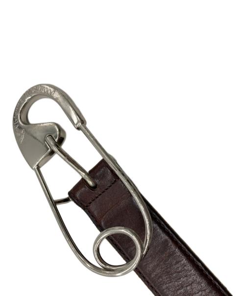 Vivienne Westwood（ヴィヴィアンウエストウッド）Vivienne Westwood (ヴィヴィアンウエストウッド) 安全ピンレザーベルト ブラウンの古着・服飾アイテム