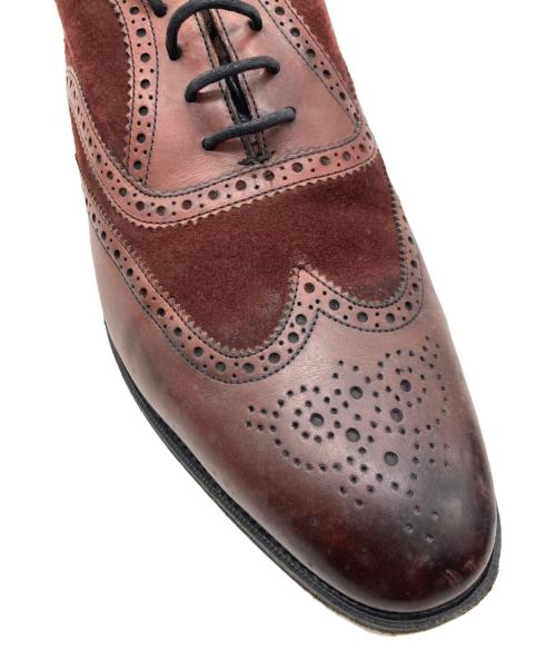 Edward Green（エドワードグリーン）Edward Green (エドワードグリーン) ウィングチップシューズ ブラウン サイズ:7 1/2E last:82の古着・服飾アイテム