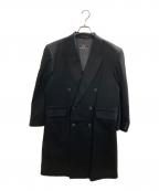 BRITISH HOUSE×ERMENEGILDO ZEGNAブリテッシュ ハウス×エルメネジルド・ゼニア）の古着「カシミヤダブルコート」｜ブラック