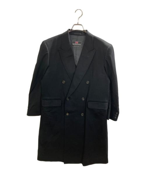 BRITISH HOUSE（ブリテッシュ ハウス）BRITISH HOUSE (ブリテッシュ ハウス) Ermenegildo Zegna (エルメネジルド・ゼニア) カシミヤダブルコート ブラック サイズ:A4の古着・服飾アイテム
