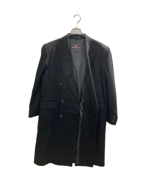 BRITISH HOUSE（ブリテッシュ ハウス）BRITISH HOUSE (ブリテッシュ ハウス) Ermenegildo Zegna (エルメネジルド・ゼニア) カシミヤダブルコート ブラック サイズ:A4の古着・服飾アイテム