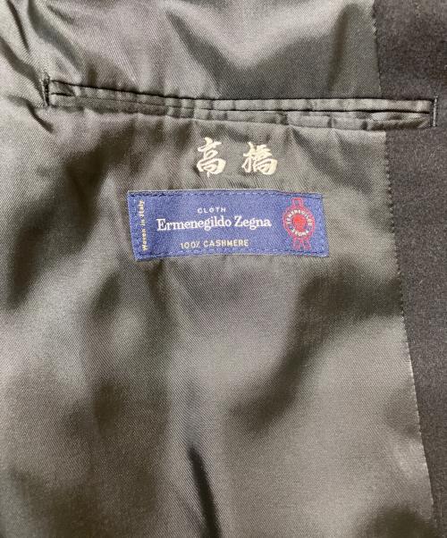 BRITISH HOUSE（ブリテッシュ ハウス）BRITISH HOUSE (ブリテッシュ ハウス) Ermenegildo Zegna (エルメネジルド・ゼニア) カシミヤダブルコート ブラック サイズ:A4の古着・服飾アイテム