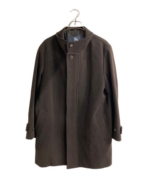 BURBERRY LONDON（バーバリーロンドン）BURBERRY LONDON (バーバリーロンドン) ウールアンゴラコート ブラウン サイズ:Mの古着・服飾アイテム