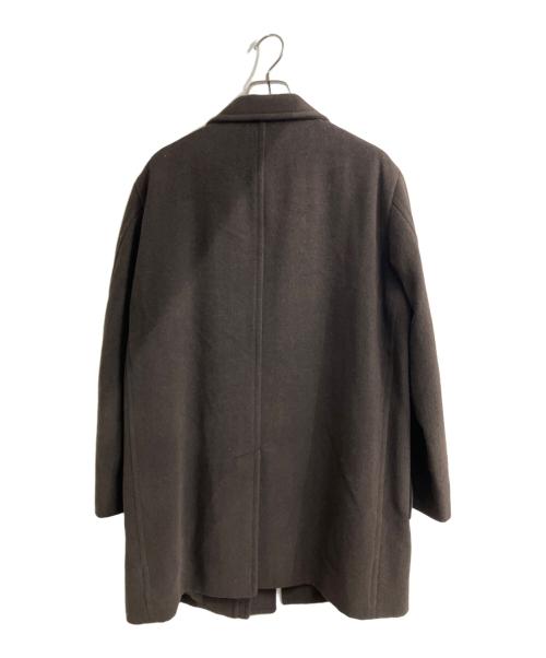 BURBERRY LONDON（バーバリーロンドン）BURBERRY LONDON (バーバリーロンドン) ウールアンゴラコート ブラウン サイズ:Mの古着・服飾アイテム