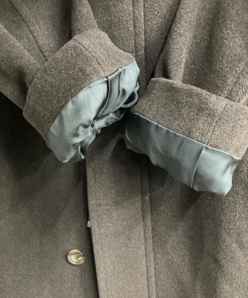 BURBERRY LONDON（バーバリーロンドン）BURBERRY LONDON (バーバリーロンドン) ウールアンゴラコート ブラウン サイズ:Mの古着・服飾アイテム