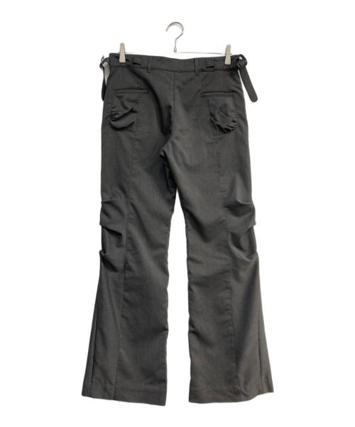 BEUTER（バウター）BEUTER (バウター) サイドベルテッドデザインパンツ ベージュ サイズ:Mの古着・服飾アイテム