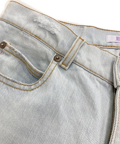 ERL（イーアールエル）ERL (イーアールエル) ダメージデニムパンツ ブルー サイズ:Sの古着・服飾アイテム