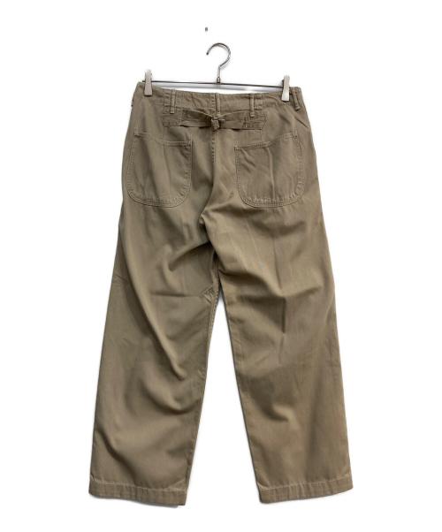 orSlow（オアスロウ）orSlow (オアスロウ) シンチバック付パンツ ベージュ サイズ:1の古着・服飾アイテム