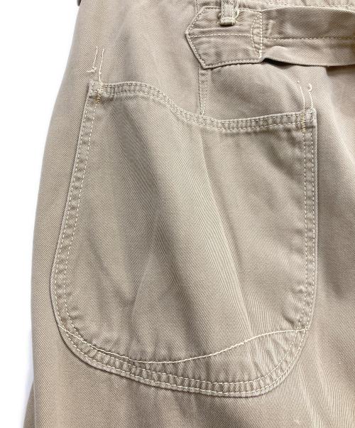 orSlow（オアスロウ）orSlow (オアスロウ) シンチバック付パンツ ベージュ サイズ:1の古着・服飾アイテム