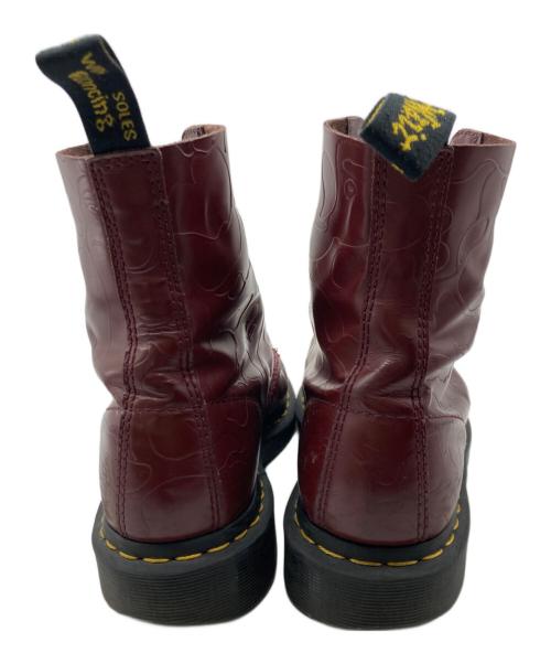 Dr.Martens（ドクターマーチン）Dr.Martens (ドクターマーチン) A BATHING APE (アベイシングエイプ) 8ホールブーツ レッド サイズ: UK7の古着・服飾アイテム