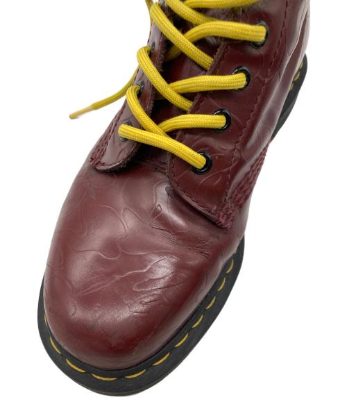 Dr.Martens（ドクターマーチン）Dr.Martens (ドクターマーチン) A BATHING APE (アベイシングエイプ) 8ホールブーツ レッド サイズ: UK7の古着・服飾アイテム