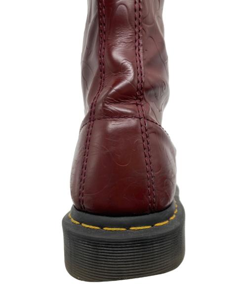 Dr.Martens（ドクターマーチン）Dr.Martens (ドクターマーチン) A BATHING APE (アベイシングエイプ) 8ホールブーツ レッド サイズ: UK7の古着・服飾アイテム
