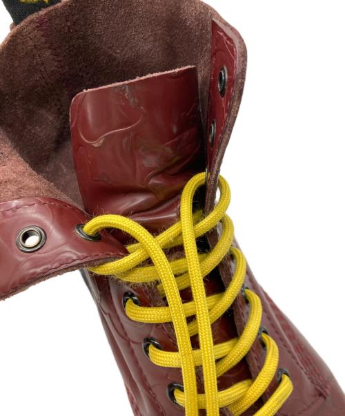 Dr.Martens（ドクターマーチン）Dr.Martens (ドクターマーチン) A BATHING APE (アベイシングエイプ) 8ホールブーツ レッド サイズ: UK7の古着・服飾アイテム