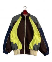 NON TOKYO（ノントーキョー）の古着「REVERSIBLE SWITCHING BLOUSON & SCARF」｜ブラウン×イエロー