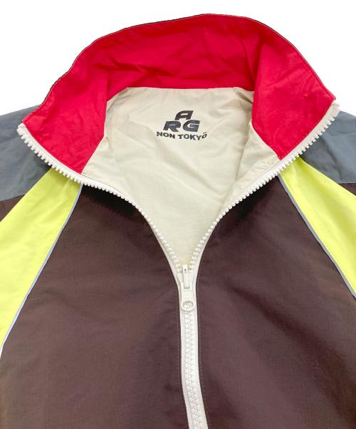 NON TOKYO（ノントーキョー）NON TOKYO (ノントーキョー) REVERSIBLE SWITCHING BLOUSON & SCARF ブラウン×イエロー サイズ:2の古着・服飾アイテム