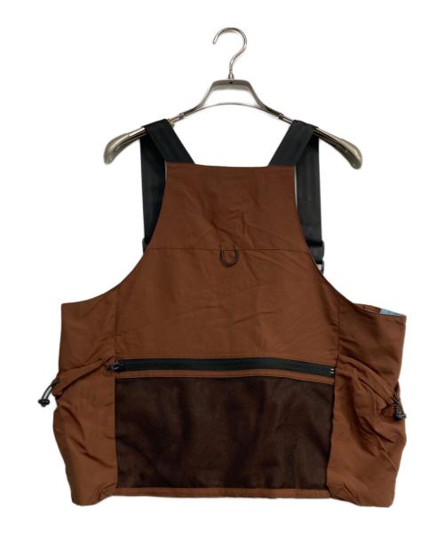 NON TOKYO（ノントーキョー）NON TOKYO (ノントーキョー) UTILITY VEST ブラウン サイズ:Freeの古着・服飾アイテム