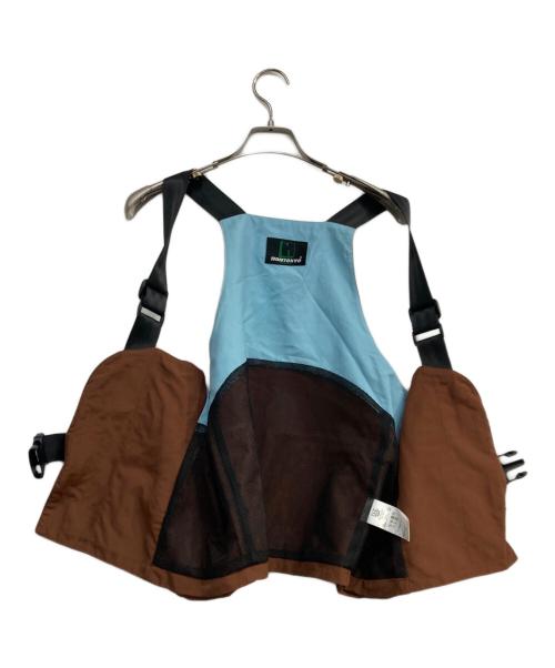 NON TOKYO（ノントーキョー）NON TOKYO (ノントーキョー) UTILITY VEST ブラウン サイズ:Freeの古着・服飾アイテム