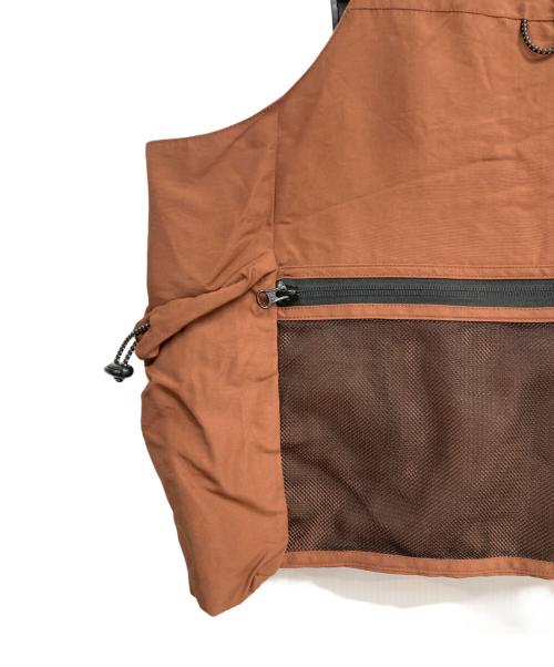NON TOKYO（ノントーキョー）NON TOKYO (ノントーキョー) UTILITY VEST ブラウン サイズ:Freeの古着・服飾アイテム