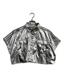 adidas×Ivy Park（アディダス×アイヴィーパーク）の古着「メタリックシャツ」｜シルバー