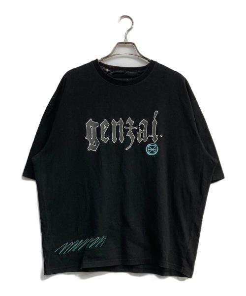 genzai（ゲンザイ）genzai (ゲンザイ) old genzai tee ブラック サイズ:XLの古着・服飾アイテム