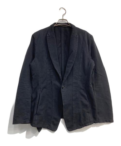 JULIUS（ユリウス）JULIUS (ユリウス) ヘリンボーンテーラードジャケット ブラック サイズ:2の古着・服飾アイテム