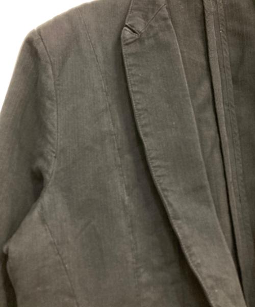 JULIUS（ユリウス）JULIUS (ユリウス) ヘリンボーンテーラードジャケット ブラック サイズ:2の古着・服飾アイテム