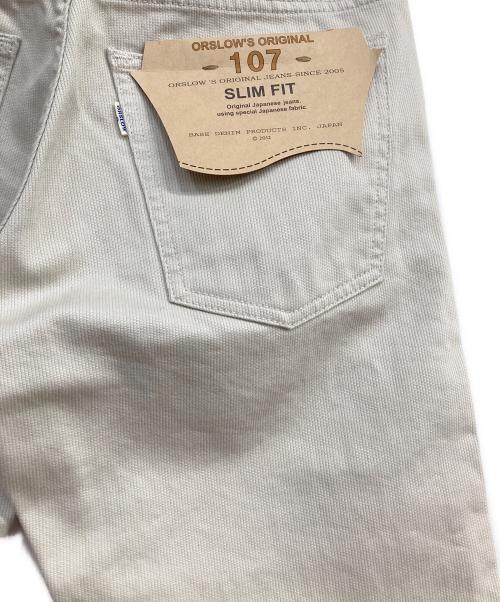 orSlow（オアスロウ）orSlow (オアスロウ) 107SLIM FITテーパードパンツ アイボリー サイズ:JP S 未使用品の古着・服飾アイテム
