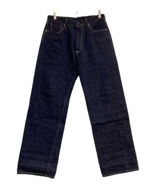 EIGHT G（エイトジー）EIGHT G (エイトジー) ルーズフィットジーンズ インディゴ サイズ: W33×L34の古着・服飾アイテム