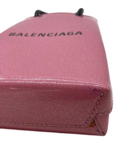BALENCIAGA（バレンシアガ）BALENCIAGA (バレンシアガ) フォンホルダーバッグ ピンクの古着・服飾アイテム