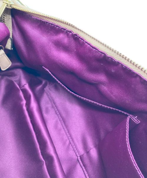 COACH（コーチ）COACH (コーチ) マディソンギャザードレザーバッグ ベージュの古着・服飾アイテム