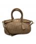 COACH（コーチ）の古着「マディソンギャザードレザーバッグ」｜ベージュ