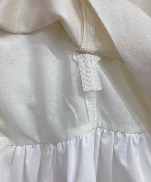 yori shirocon（ヨリ シロコン）yori Shirocon (ヨリ シロコン) キティリボンボザムブラウス アイボリー サイズ:36の古着・服飾アイテム