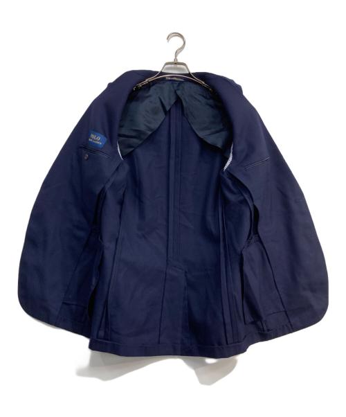 POLO RALPH LAUREN（ポロ・ラルフローレン）POLO RALPH LAUREN (ポロ・ラルフローレン) ウールテーラードジャケット ネイビー サイズ:38Rの古着・服飾アイテム