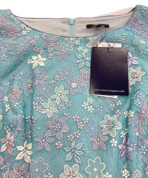 TOCCA（トッカ）TOCCA (トッカ) PEACH TREE DRESS ブルー 未使用品の古着・服飾アイテム