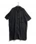 Y's（ワイズ）の古着「COTTON THIN TWILL FRONT POCKET SHIRT DRESS」｜ブラック