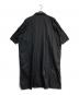 Y's (ワイズ) COTTON THIN TWILL FRONT POCKET SHIRT DRESS ブラック サイズ:２：13000円