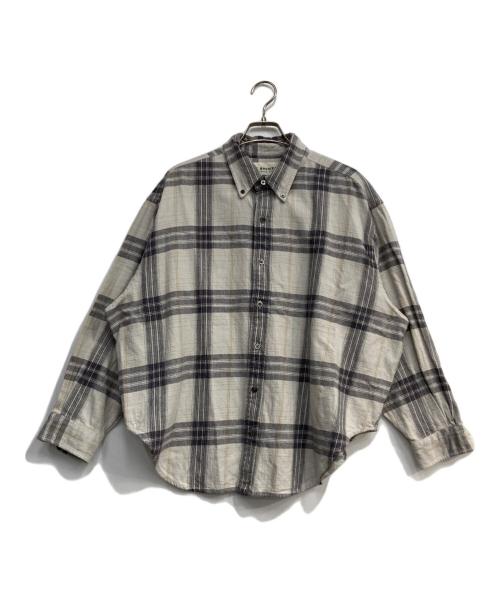 THE SHINZONE（ザ シンゾーン）THE SHINZONE (ザ シンゾーン) CHECK DADDY SHIRTS グレー サイズ: POの古着・服飾アイテム
